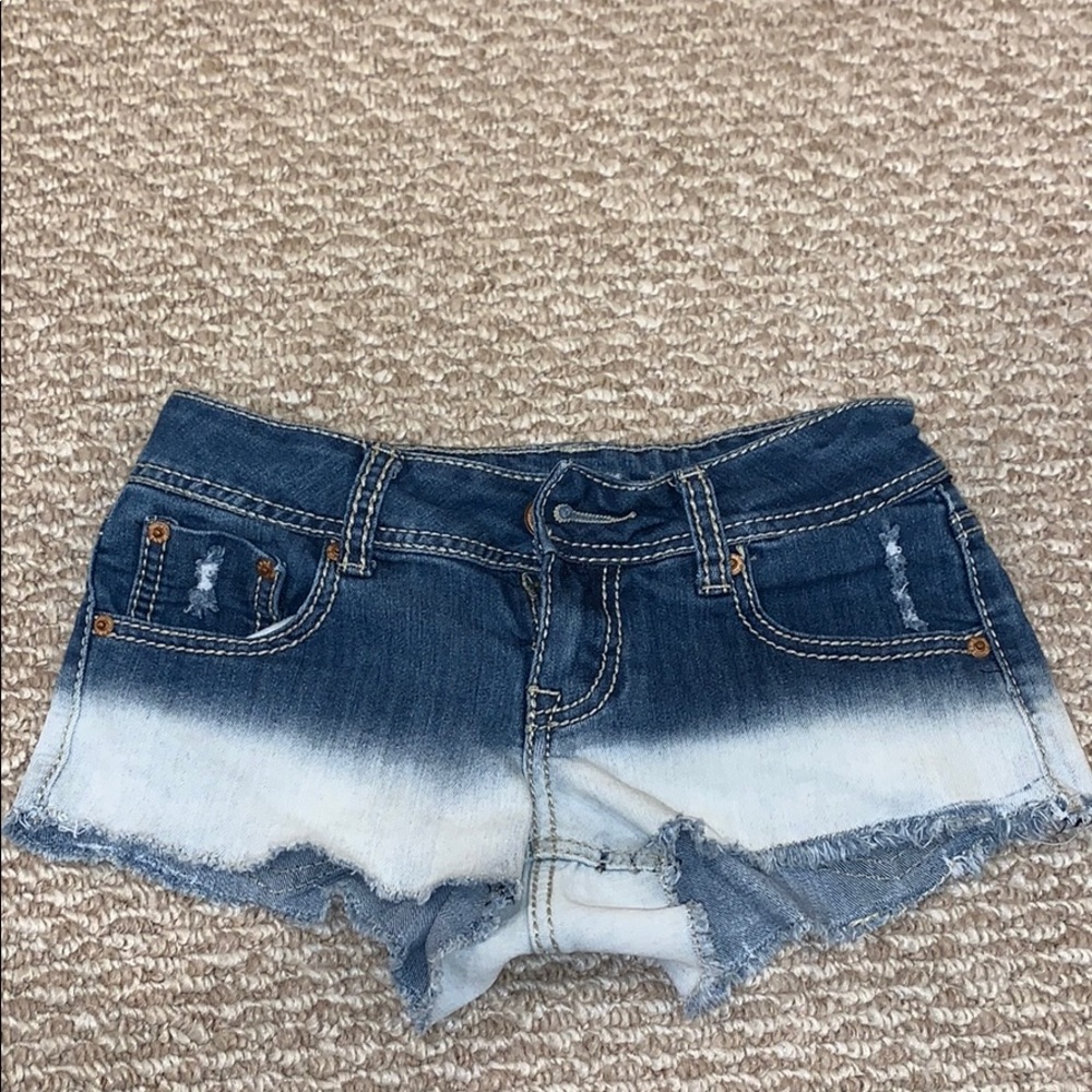 Ombré Jean Shorts